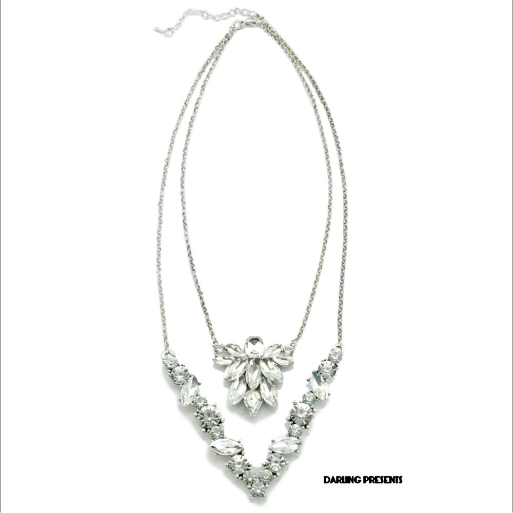 T&J Designs Layered Crystal Necklace